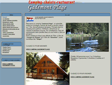 Tablet Screenshot of camping-gademont-plage.com